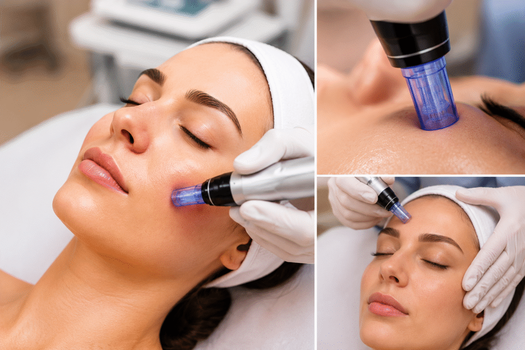 Advanced microneedling therapy for acne scars and skin texture improvement