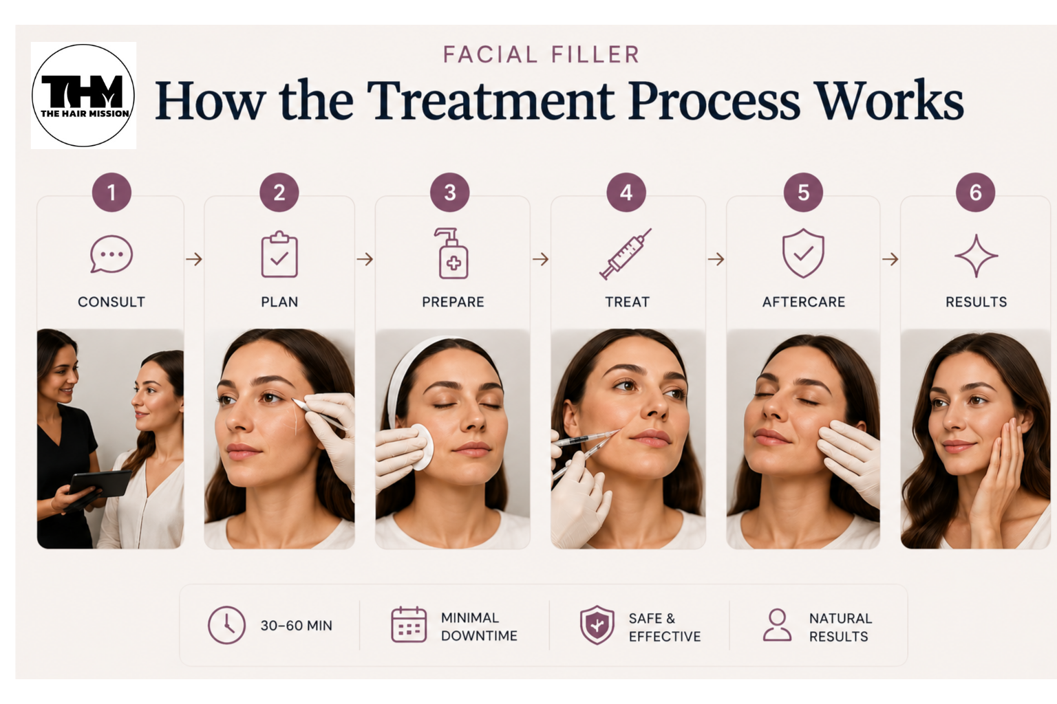 how the treatment process key for Facial Fillers  | The hair mission