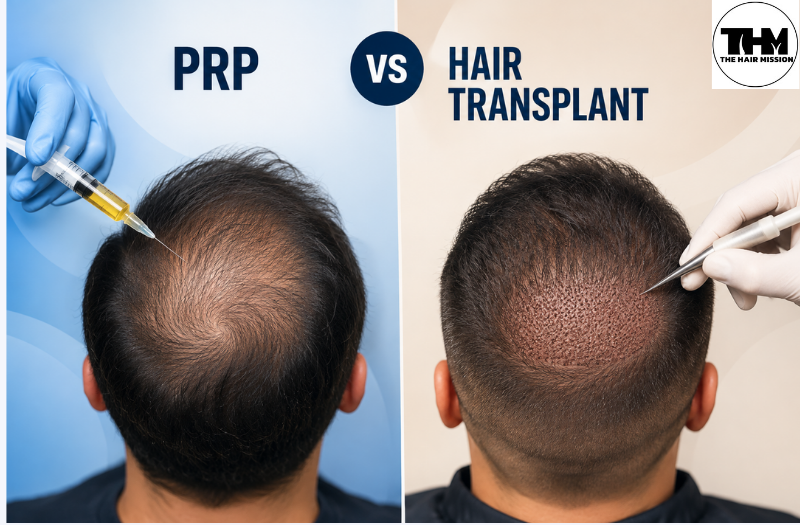 prp vs hairtransplant: which right for you | The hair mission